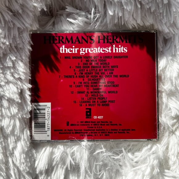 CD HERMAN'S HERMITS Greatest Hits NWT - Picture 2 of 5